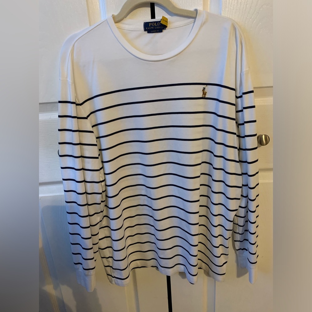 Polo Ralph Lauren Long Sleeve Cotton Crewneck. Large, Great Condition